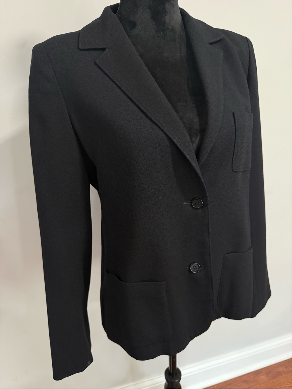Vintage Chester Weinberg Tailored Black Women's Blazer Jacket - Picture 2 of 10